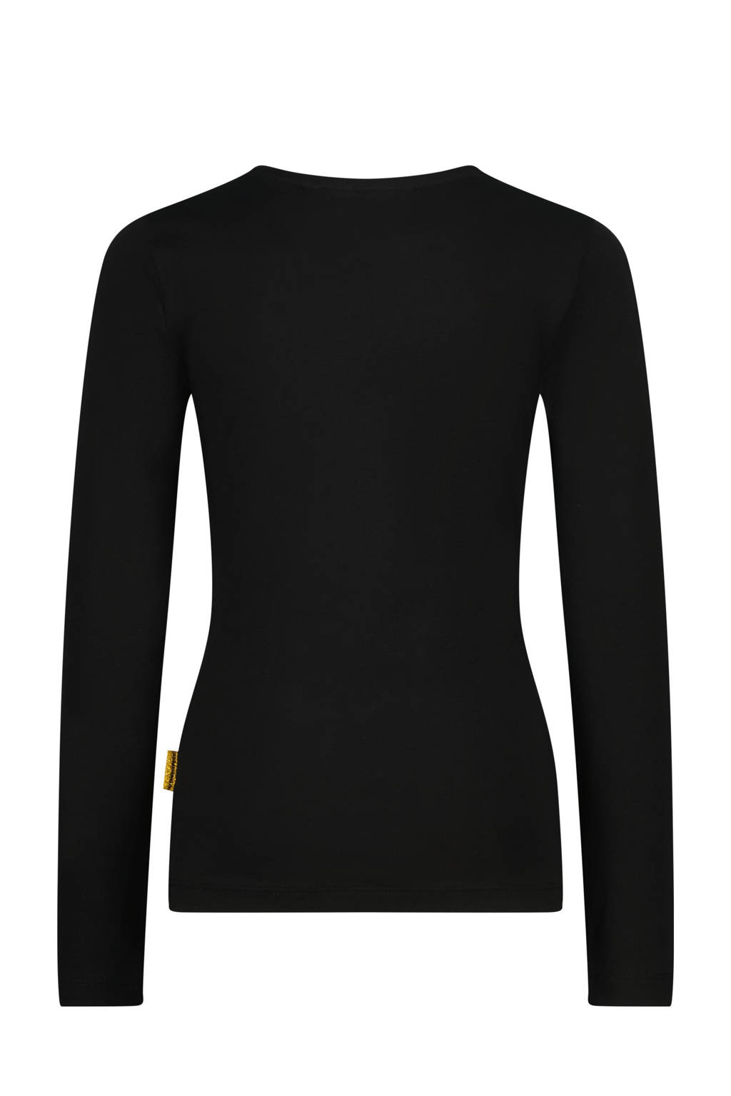 Vingino longsleeve Jitte met printopdruk zwart