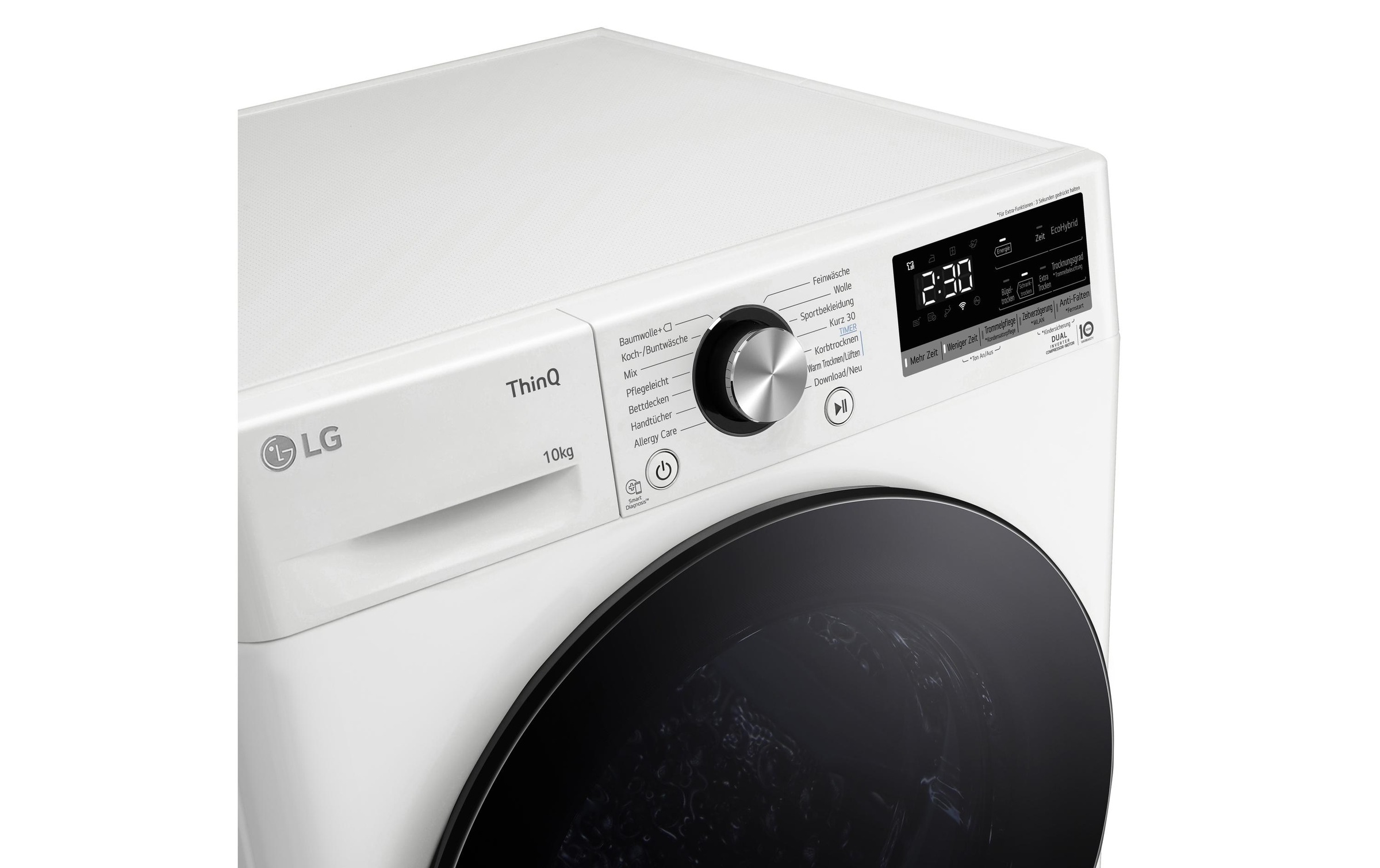 LG Wärmepumpentrockner »V9AYXT Links« 10