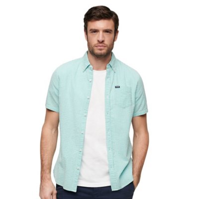 Chemise à manches courtes homme Seersucker SUPERDRY