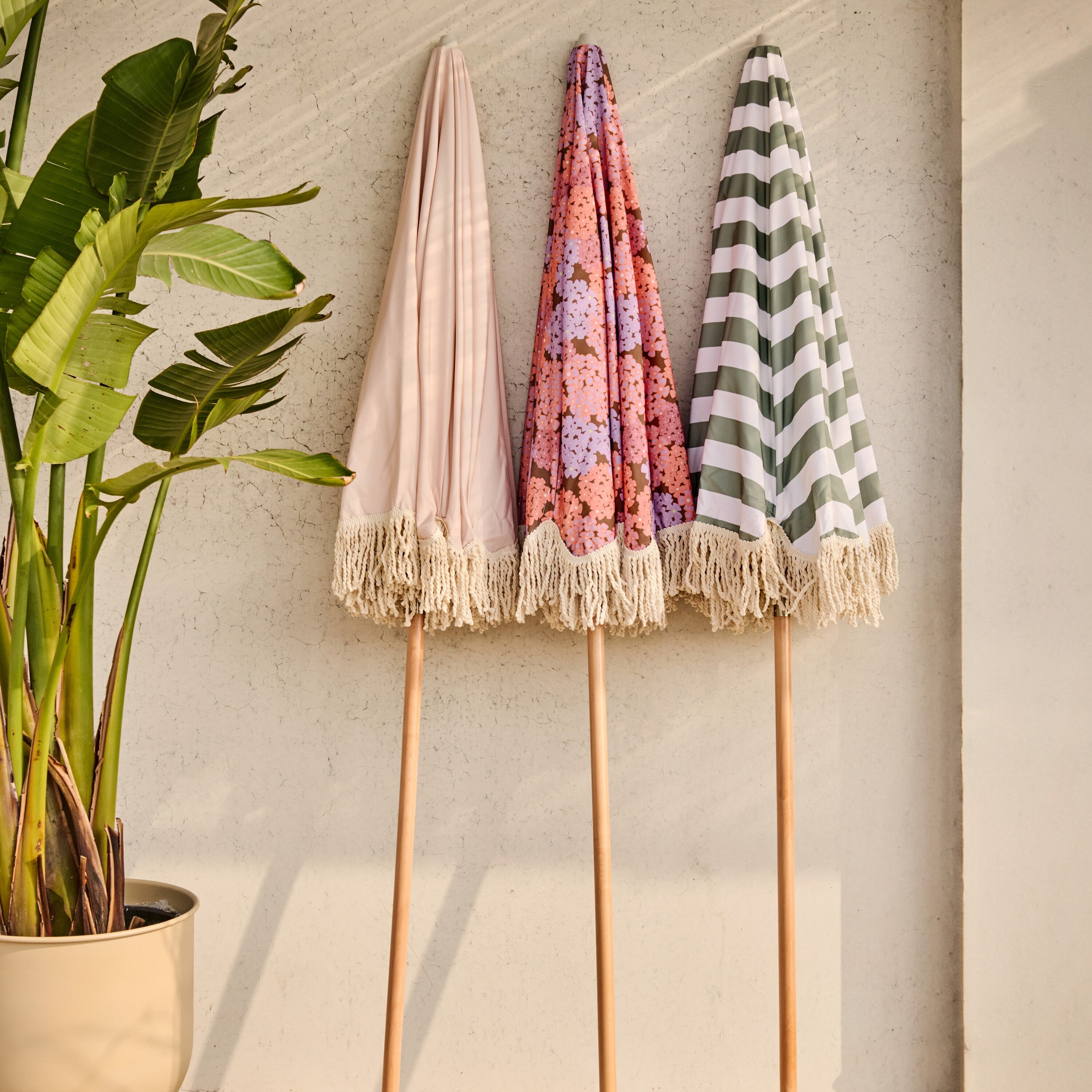 by fonQ Breez Parasol Ã 200 cm - Striped Sage