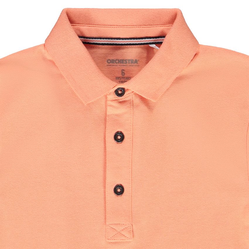 Polo manches courtes en coton piqué uni pour garçon - Multicolore