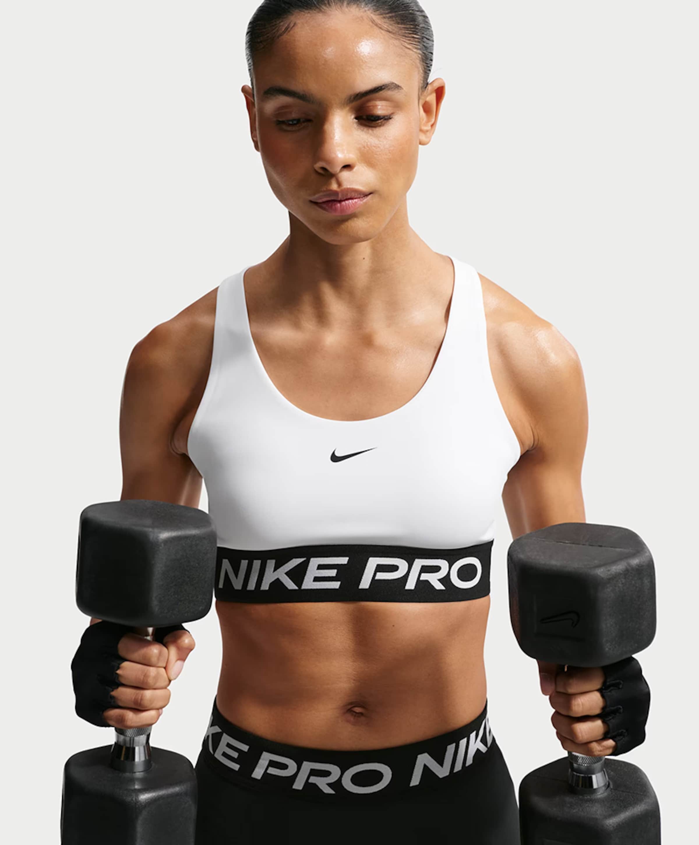 Nike Dames sport bh wit