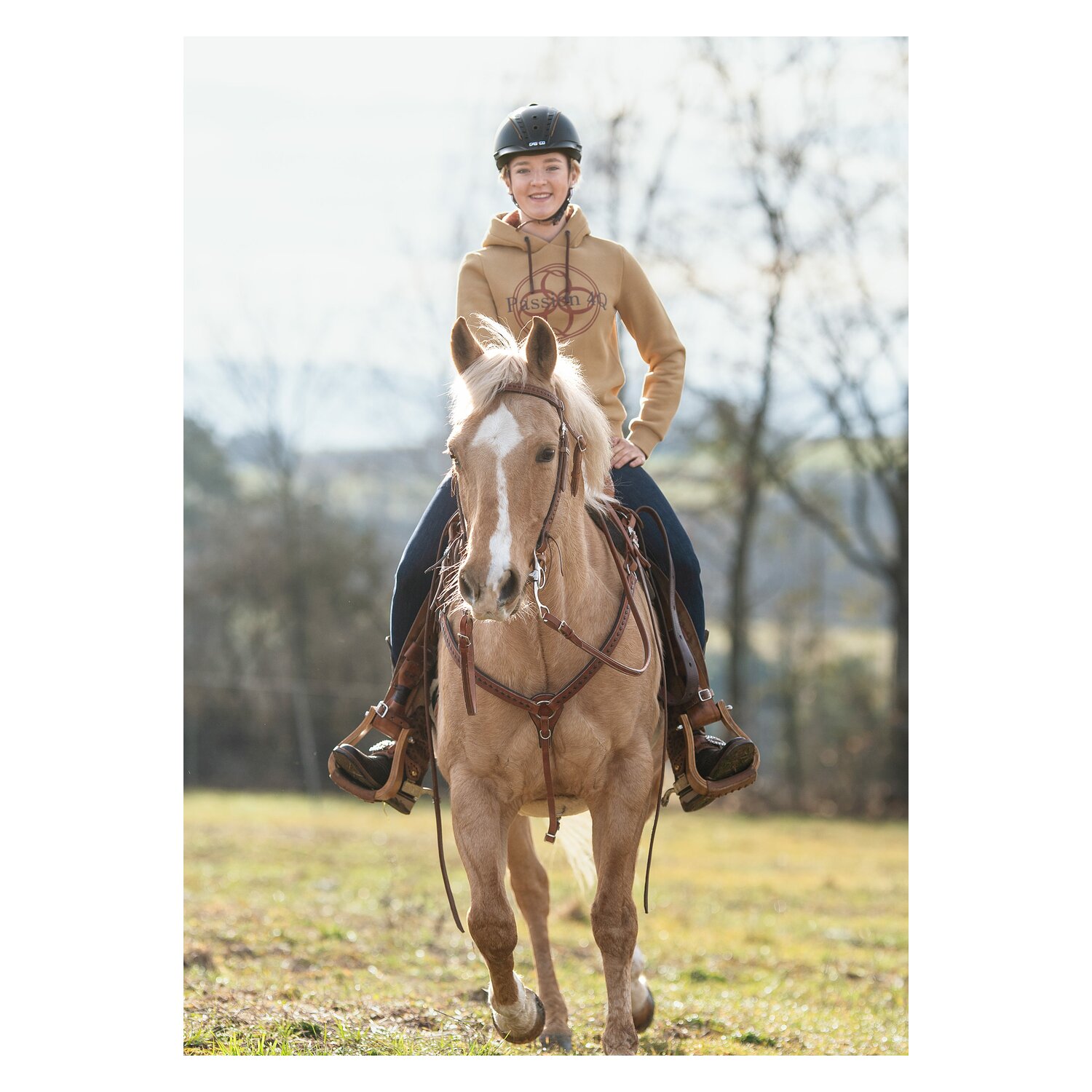 Passion 4Q Hoodie für Damen  - sand