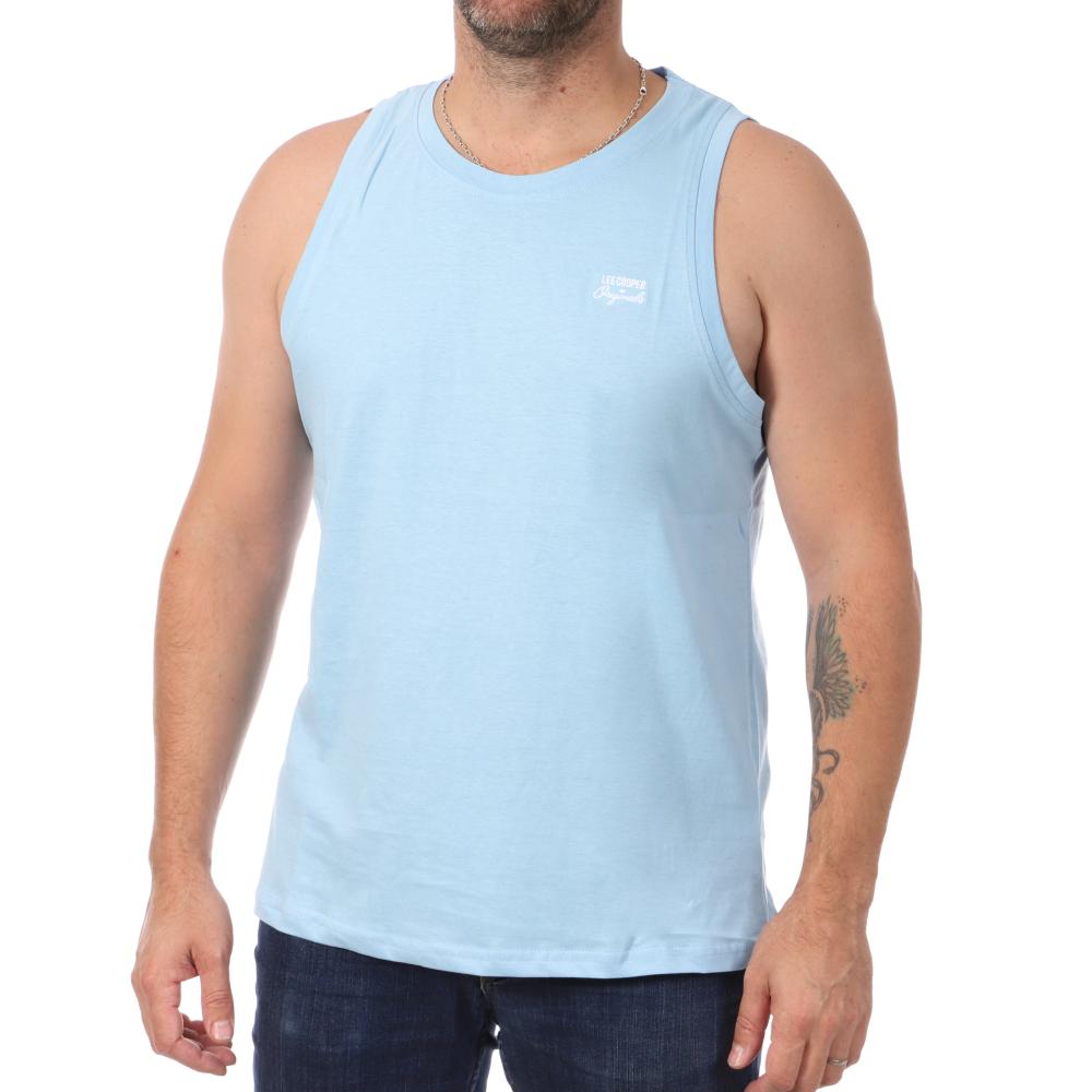 Lee Cooper Débardeur Bleu Clair Homme Le Cooper Olaho