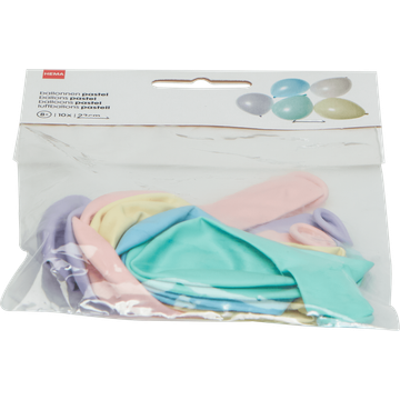 HEMA 10 Ballonnen Pastel