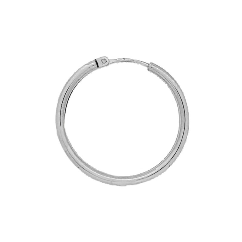 Créoles lisses Femme - Or 18 Carats - Diamètre 24mm