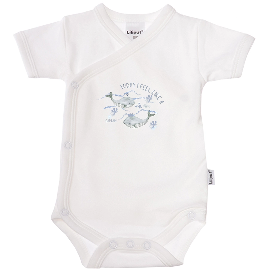 Liliput Wickelbody (Set, 2-tlg.) weiss-hellblau