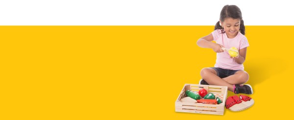 Melissa & Doug - Udskåret Mad