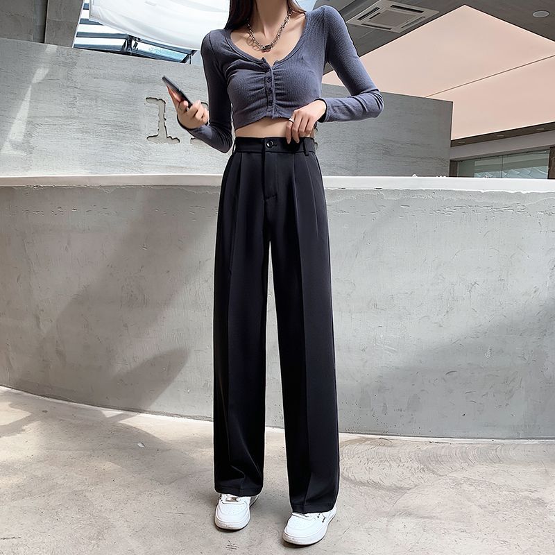 Indiclofie - Broek met hoge taille en wijde pijpen