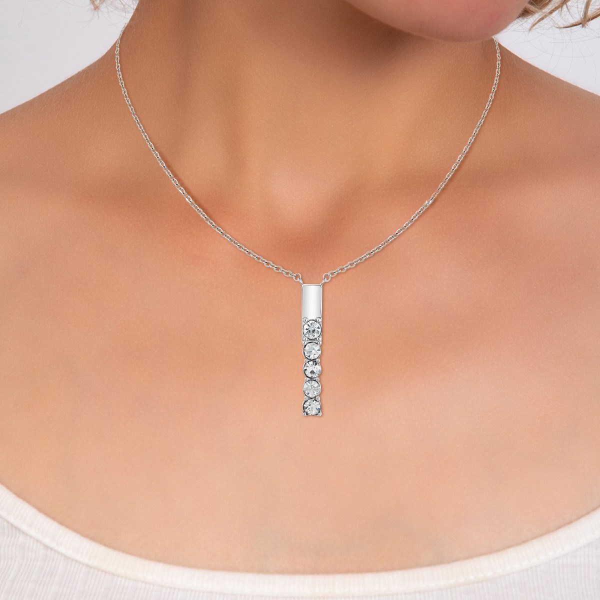 Collier SC Crystal orné de Zirconium