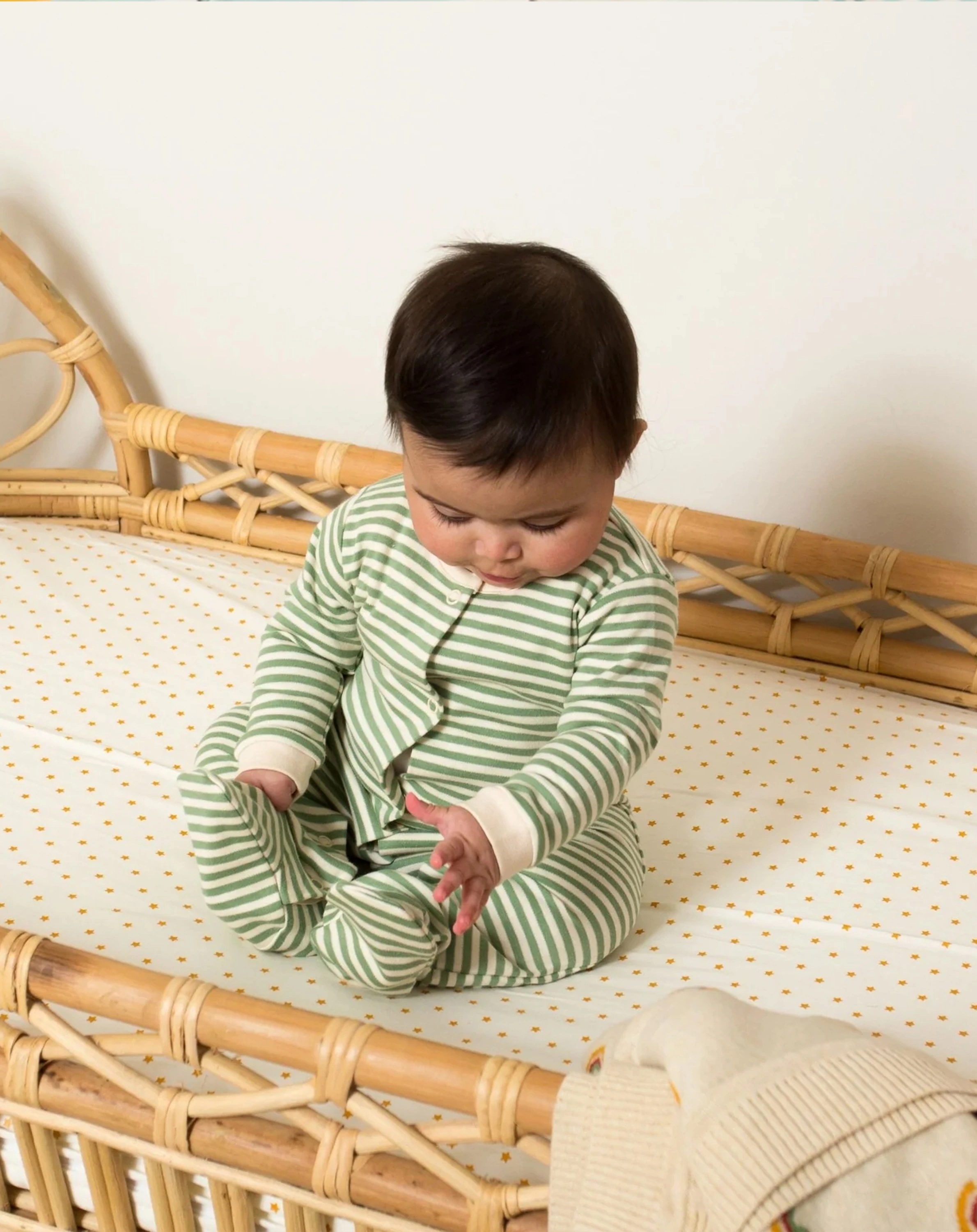 Strampler BABYGROW STRIPED 2er-Pack in gelb/blau