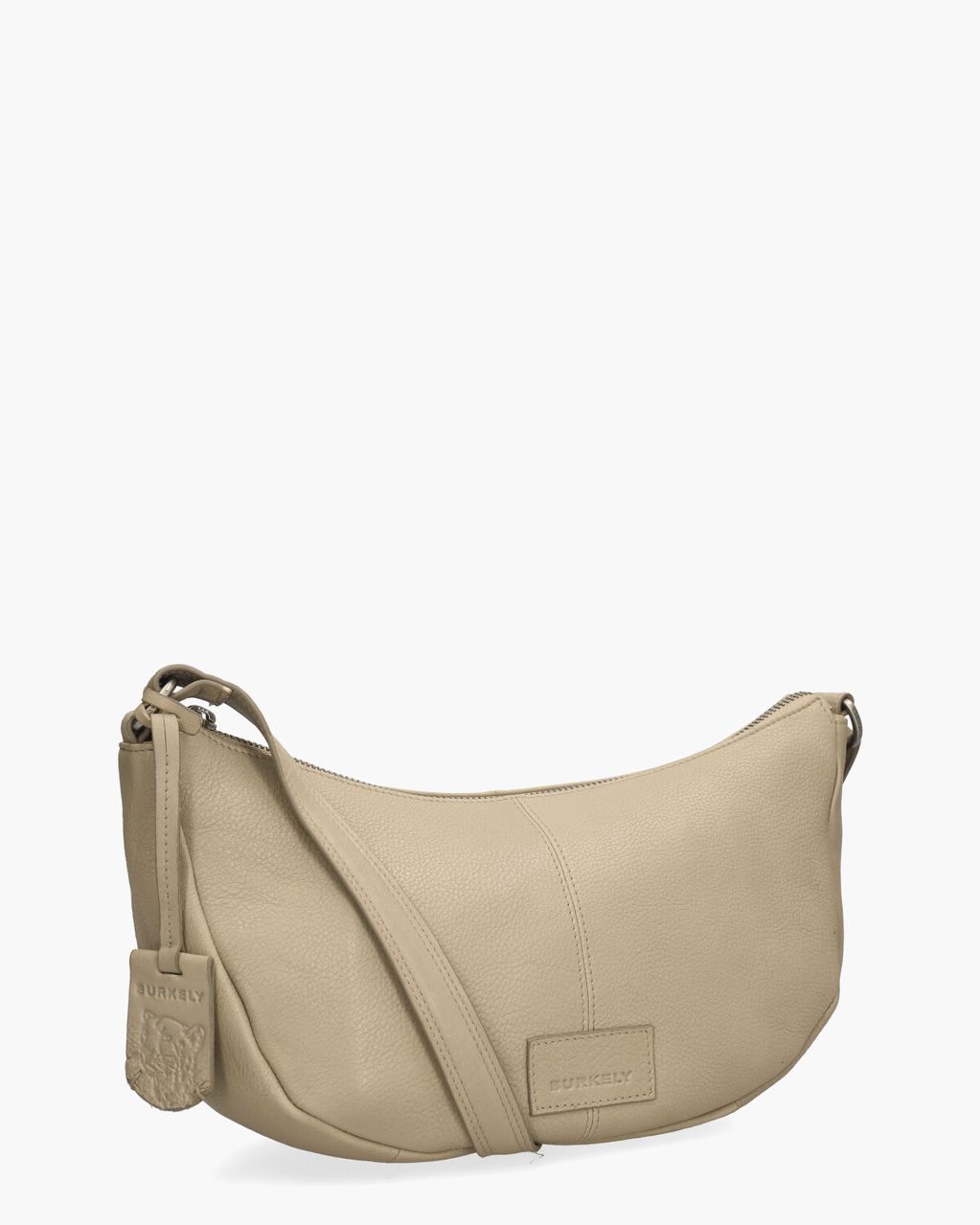 Burkely Soft Skylar Crossbody Round Bag Lichtgrijs Tas