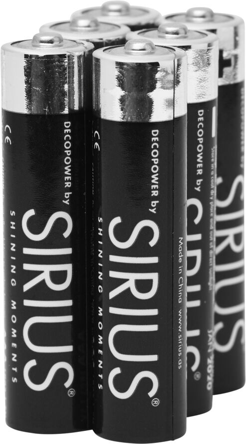 Sirius AA DecoPower by Sirius, 6 stk Blå