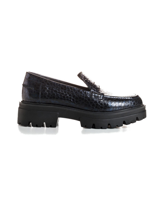 Mocassins ALABAMA Caïman Nuit - Reqins