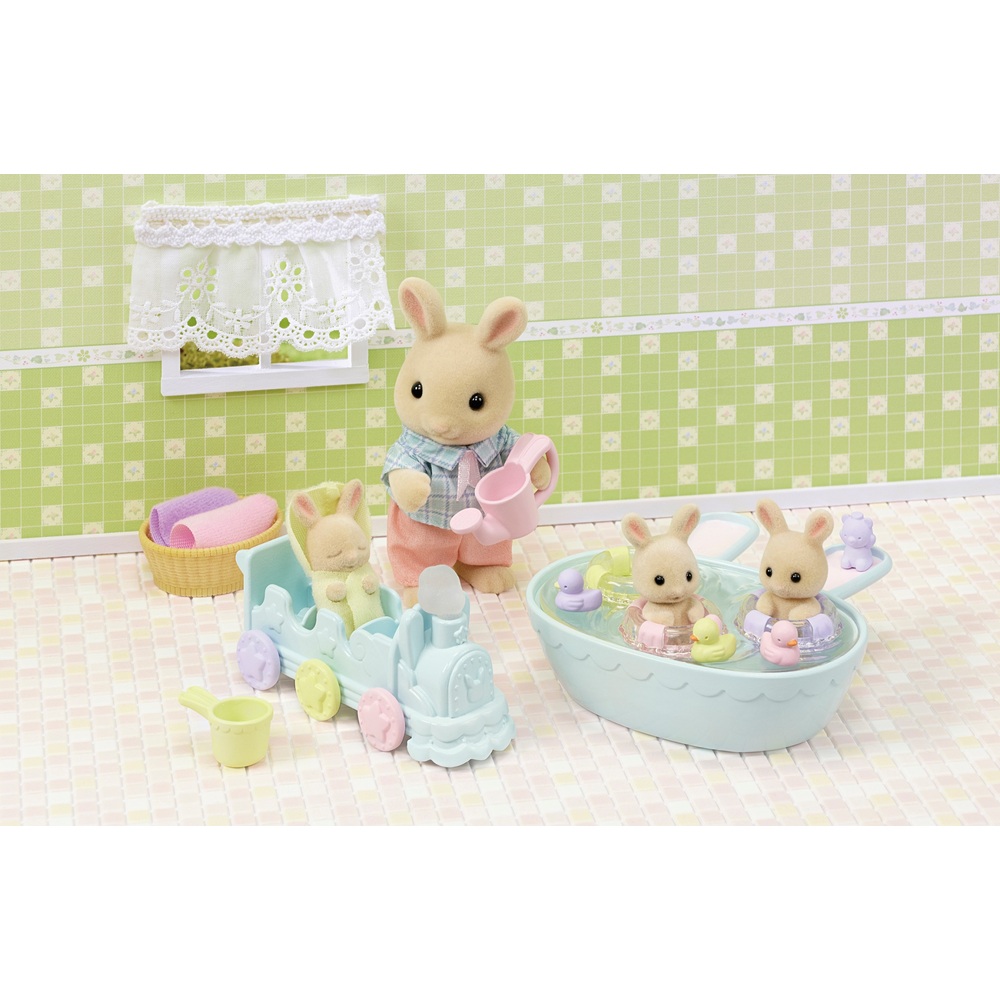 Sylvanian Families Baby-Badeset für Drillinge