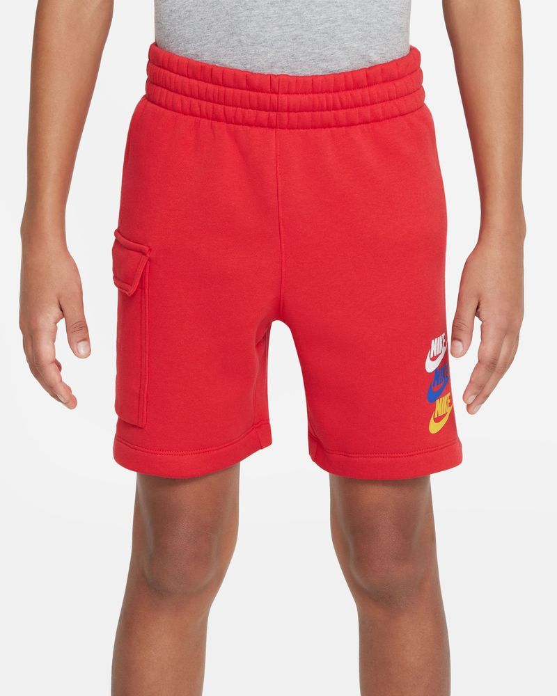 Short cargo Nike Sportswear Rouge pour enfant