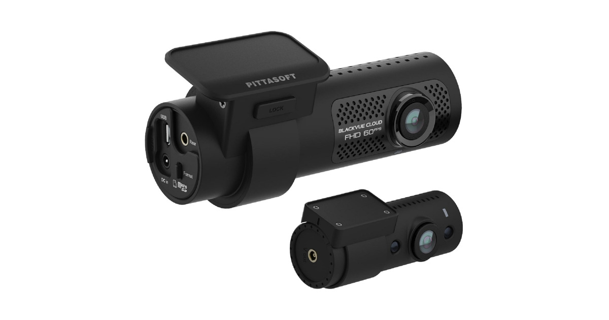 BlackVueDR770X-2CH Full HD 2-kanaals dashcam, 128 GB  (Zwart, Full HD (voor + intern) | Wi-Fi | Cloud | GPS | Dual Sony sensoren)