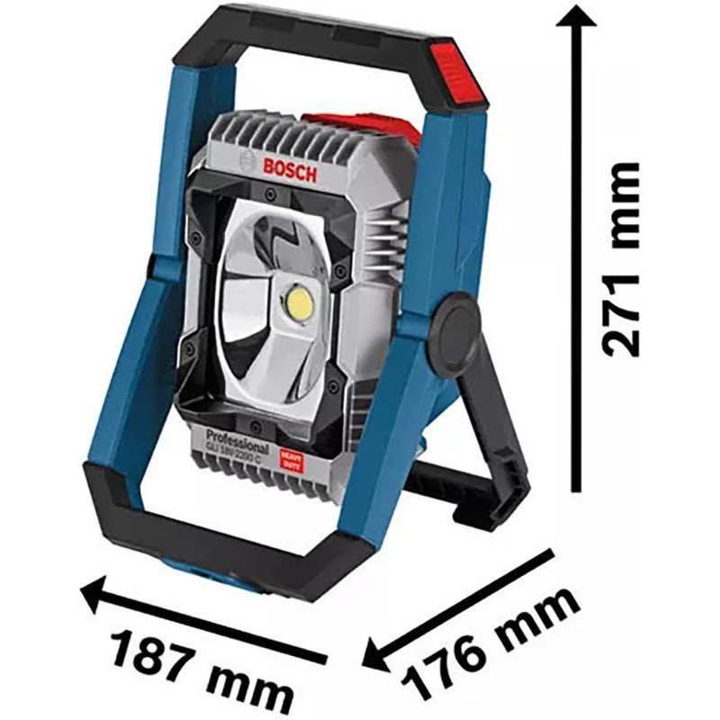 Projecteur de Chantier Sans Fil Bosch Professional GLI 18V-2200 C