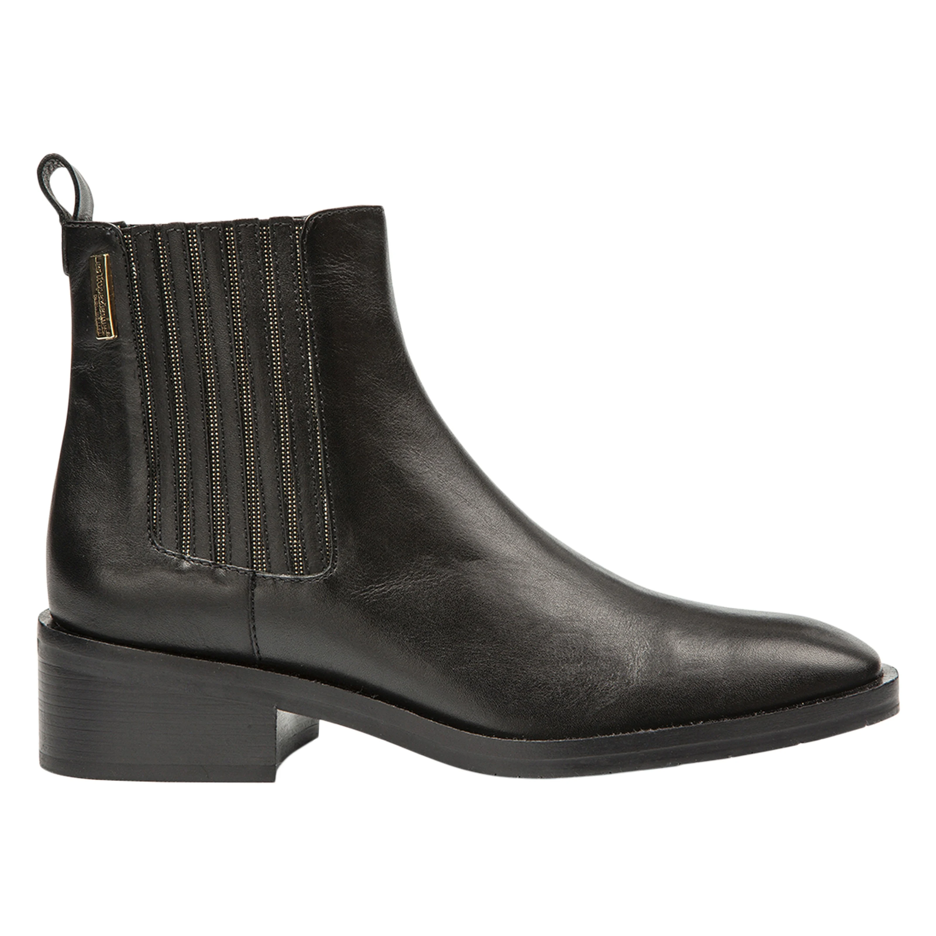 Bottine cuirlukazel | Noir