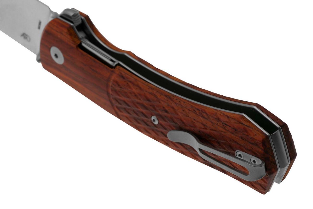 Viper Safe V6018PS3D Böhler M390, Pau Santo Wood zakmes, Fabrizio Silvestrelli design