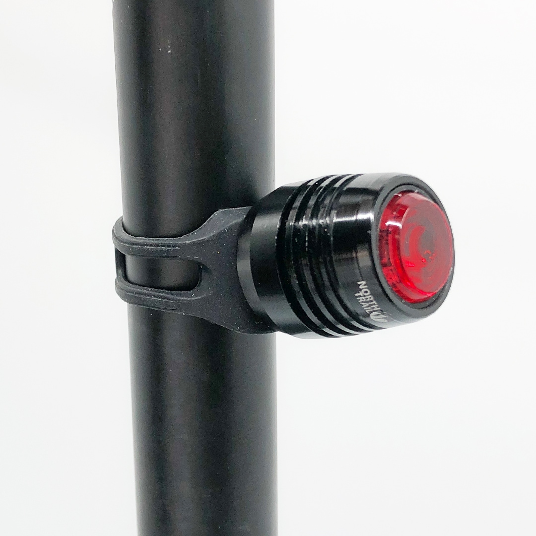 North Trail Safety Red Pro<br>Oppladbart baklys til sykkel