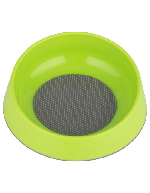 Lickimat Oh Bowl - Hairball Prevention - Oral Health - Kattenvoerbak - Ø16x5 cm Groen