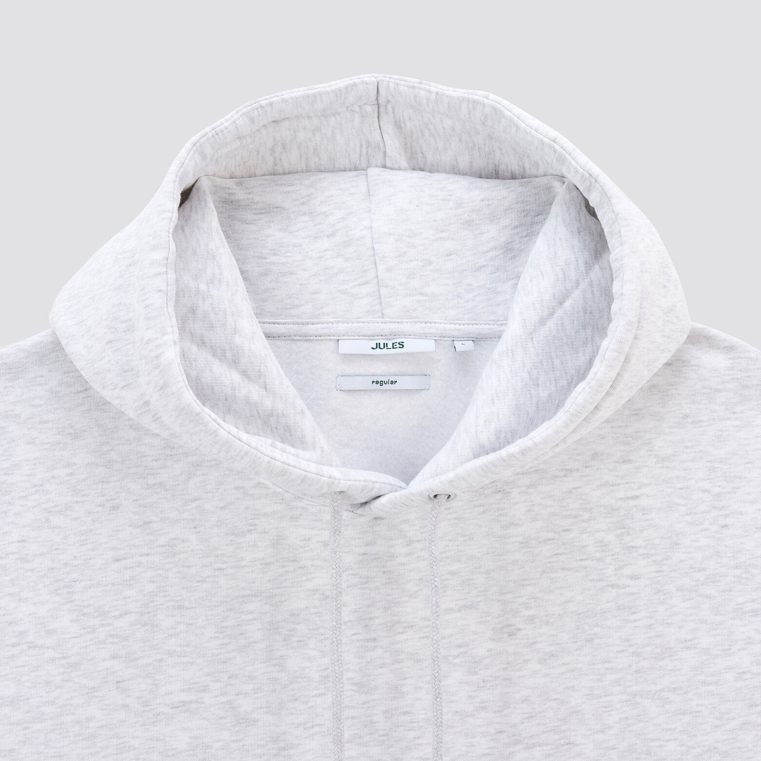 Sweat à capuche essentiel Gris clair