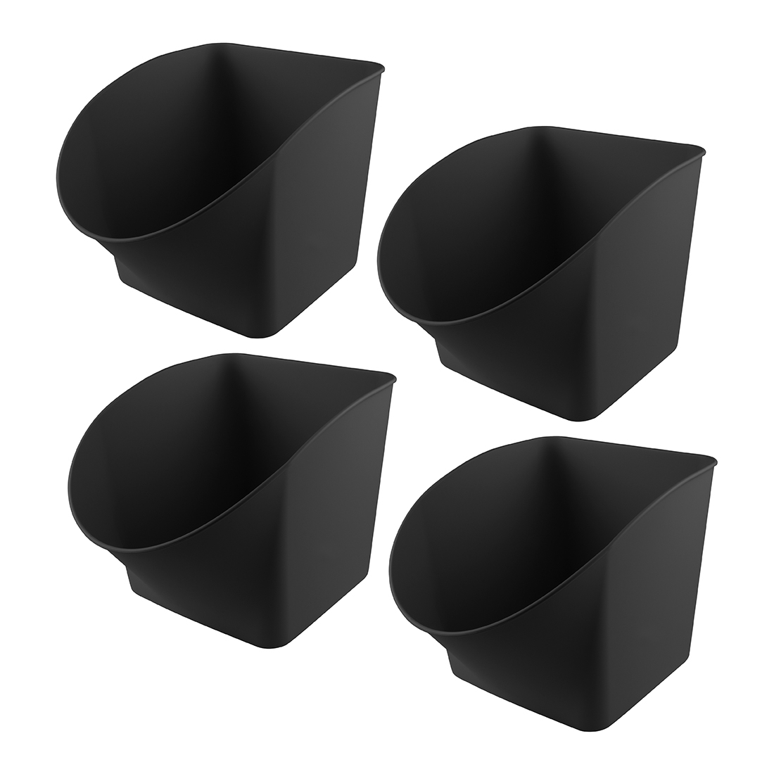 Sunware Sigma home set van 4 speelgoedboxen - Black