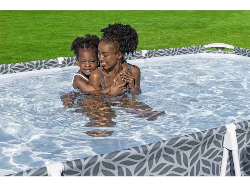 Bestway Pool Steel Pro 366 x 201 x 66 cm 201 x 66 cm Gerahmtes rechteckiges Pool