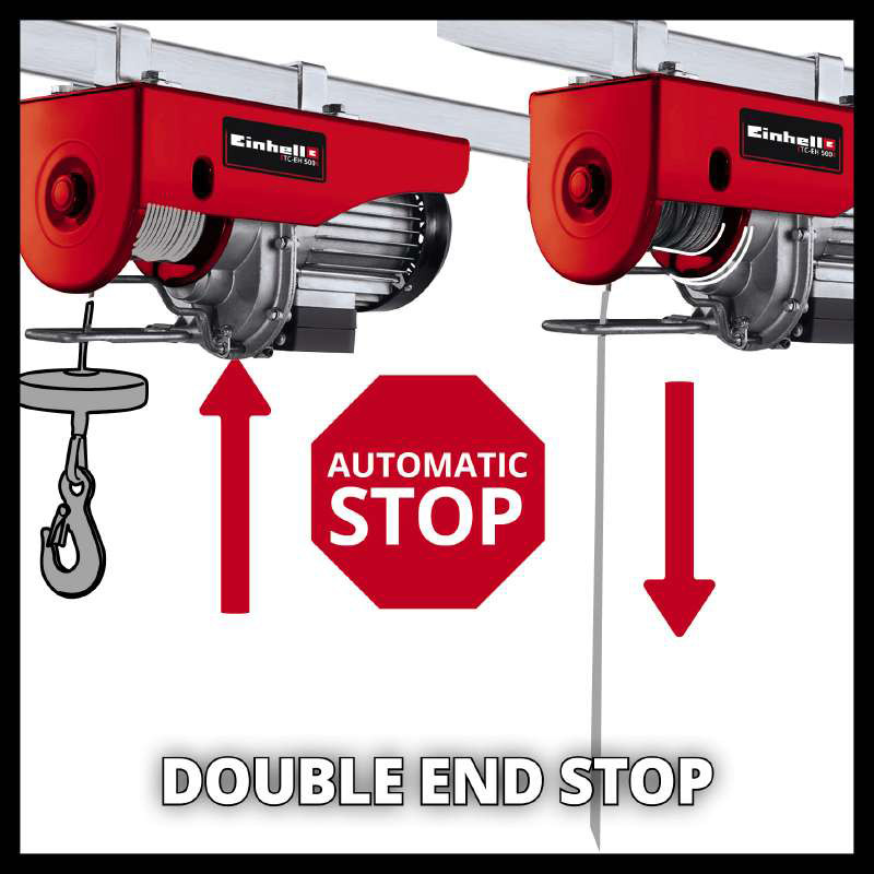 Einhell elektrische takel 250/500kg