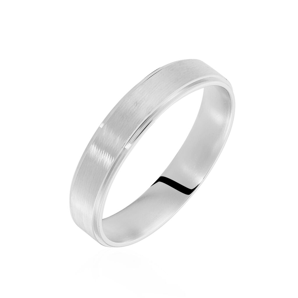 Alliance Sudem Ruban Plat Argent Blanc