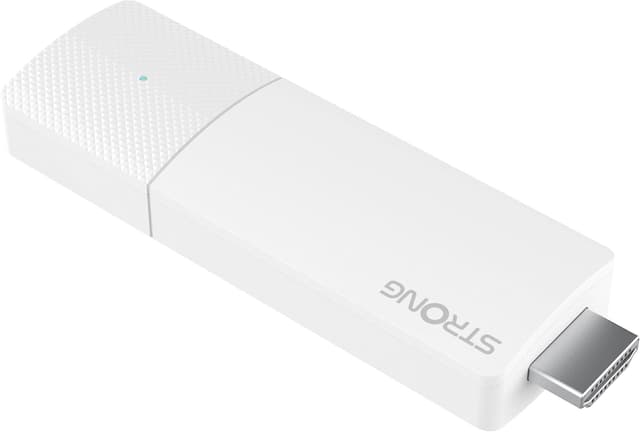 Strong Google TV Stick 4K UHD streaming-enhed (hvid)