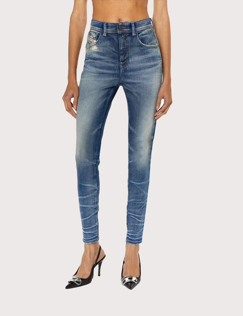 DIESEL JEAN FEMME SUPER SKINNY SLANDY 9G14 DENIM