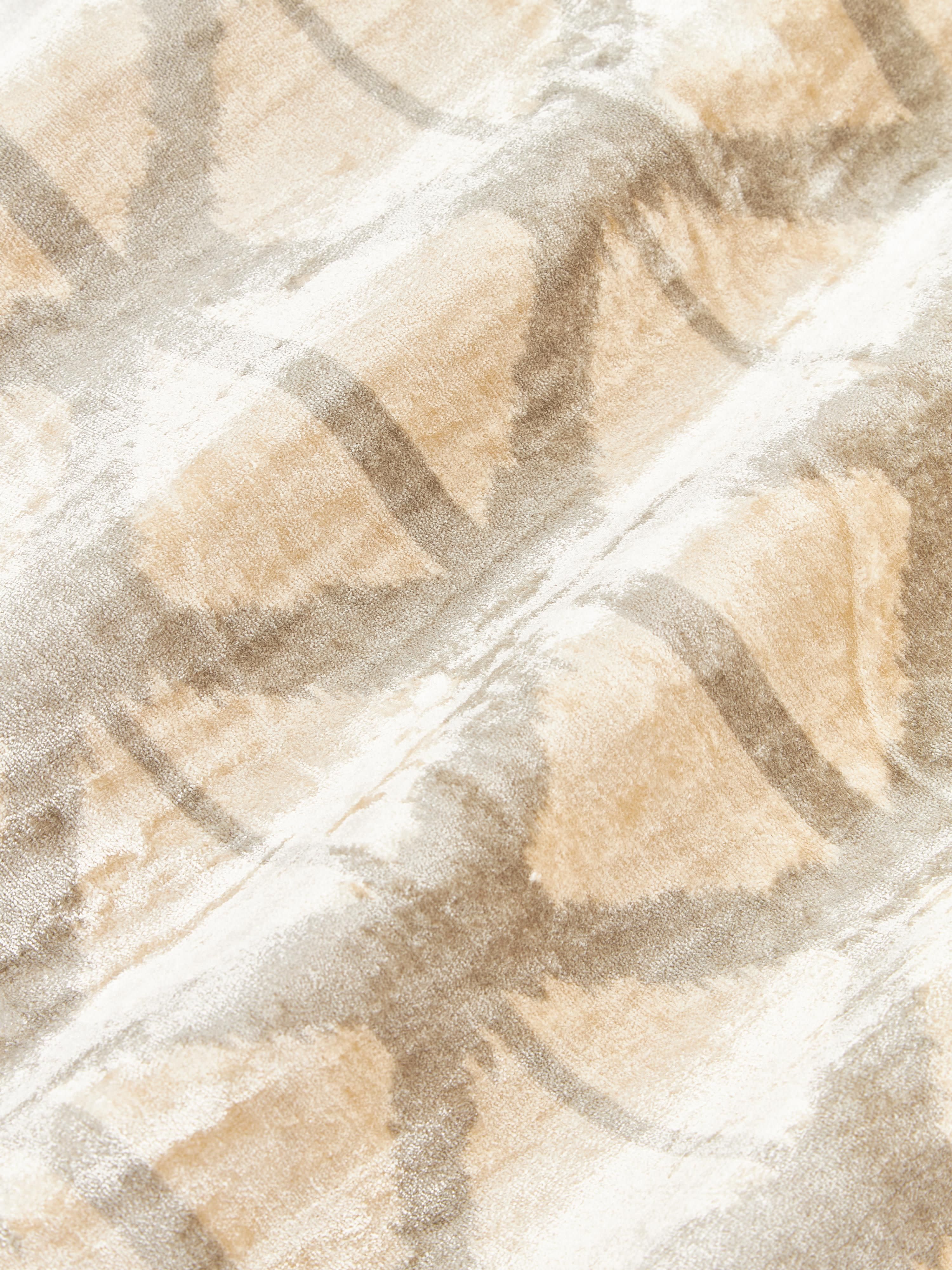 Viscose kussenhoes Drew met ingeweven jacquard patroon