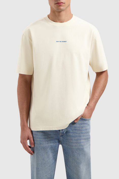 Pure Path witte heren t-shirt