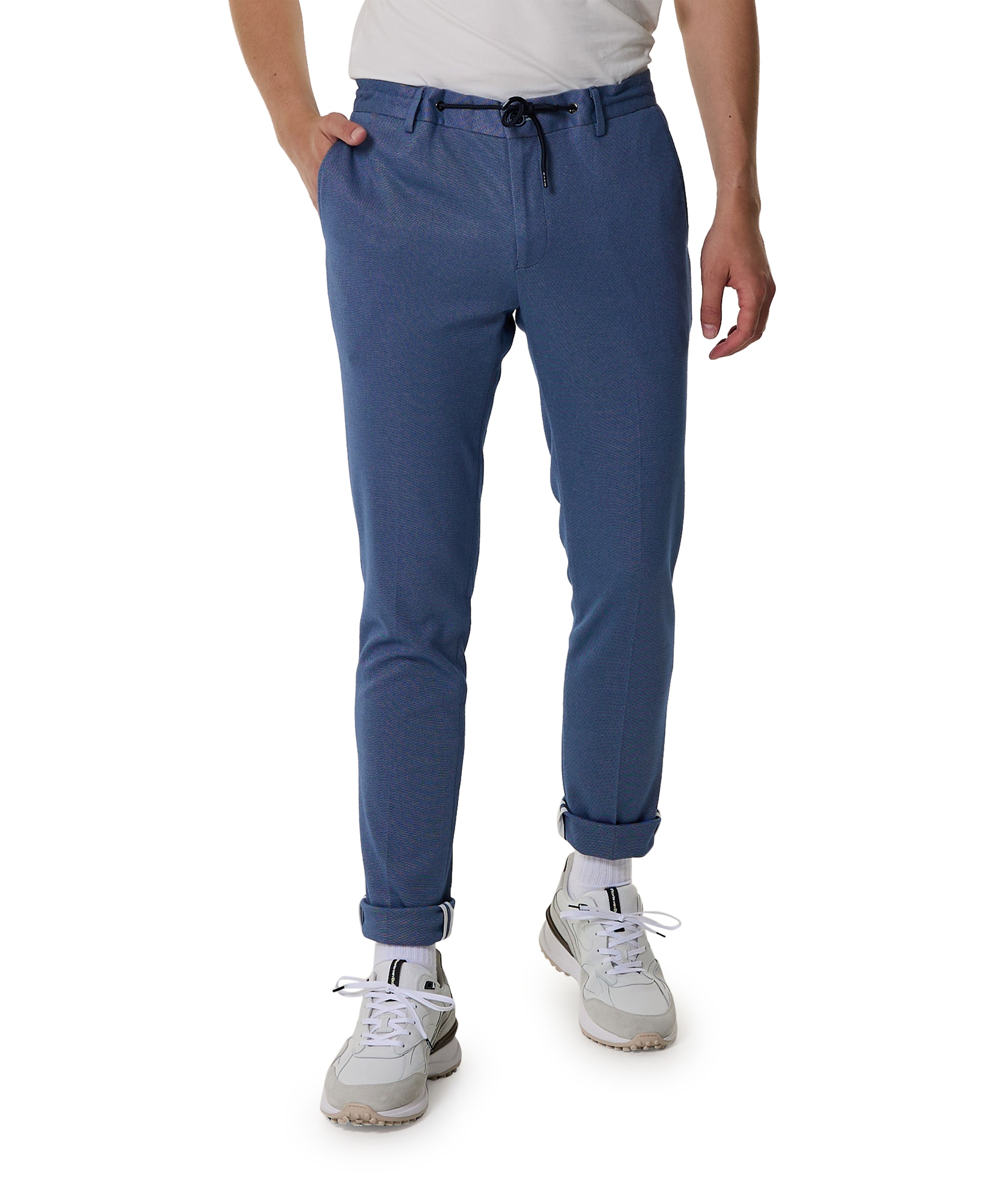 Blue industry broek blauw