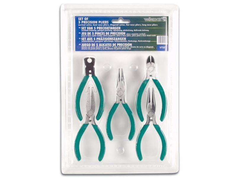Velleman Präzisionszangen-Set VTSET Set Set mit 5 Stück