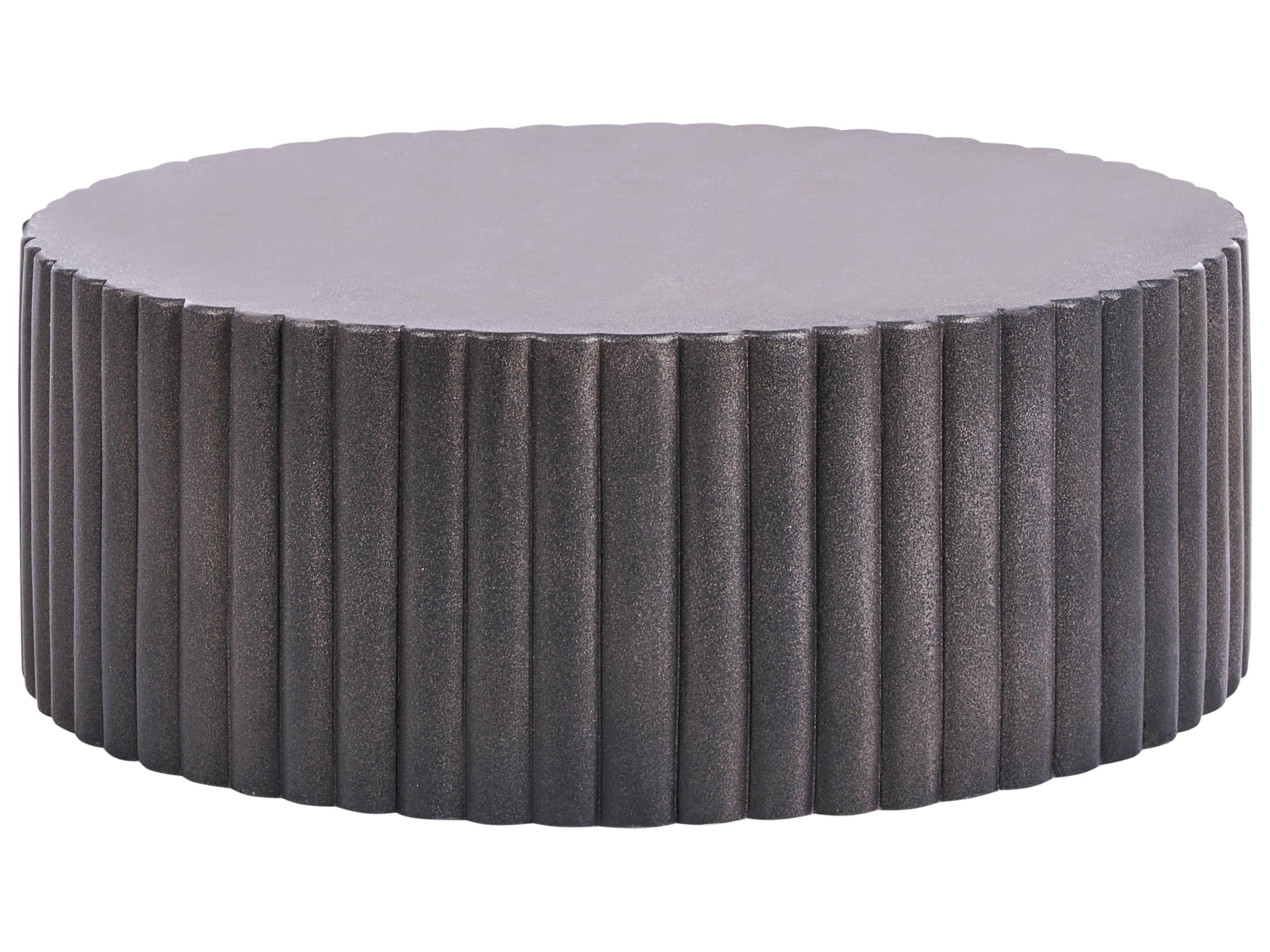 Salontafel POZZA 117 cm 117 cm Zwart
