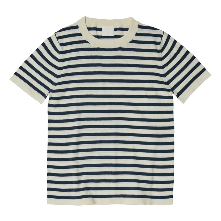 FUB T-shirt Rayé  - Collection Femme | Bleu marine - Ecru