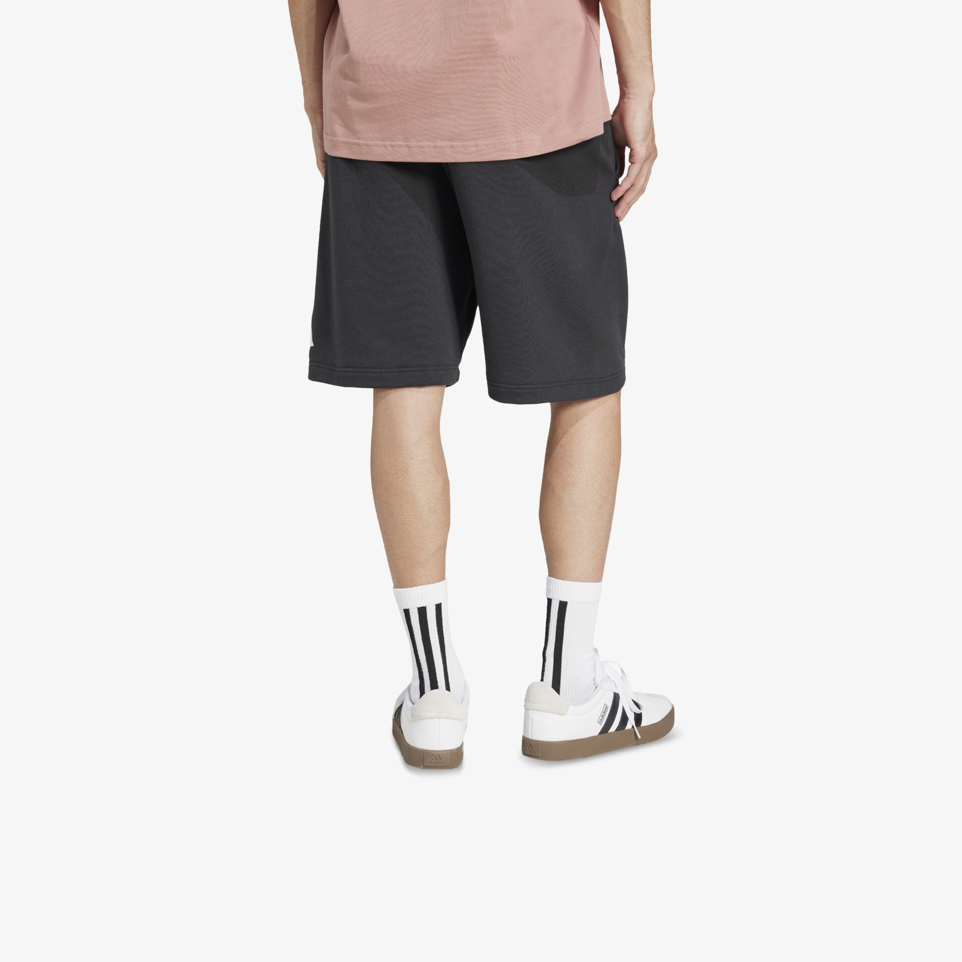 adidas Essentials Big Logo French Terry Herren Hosen schwarz
