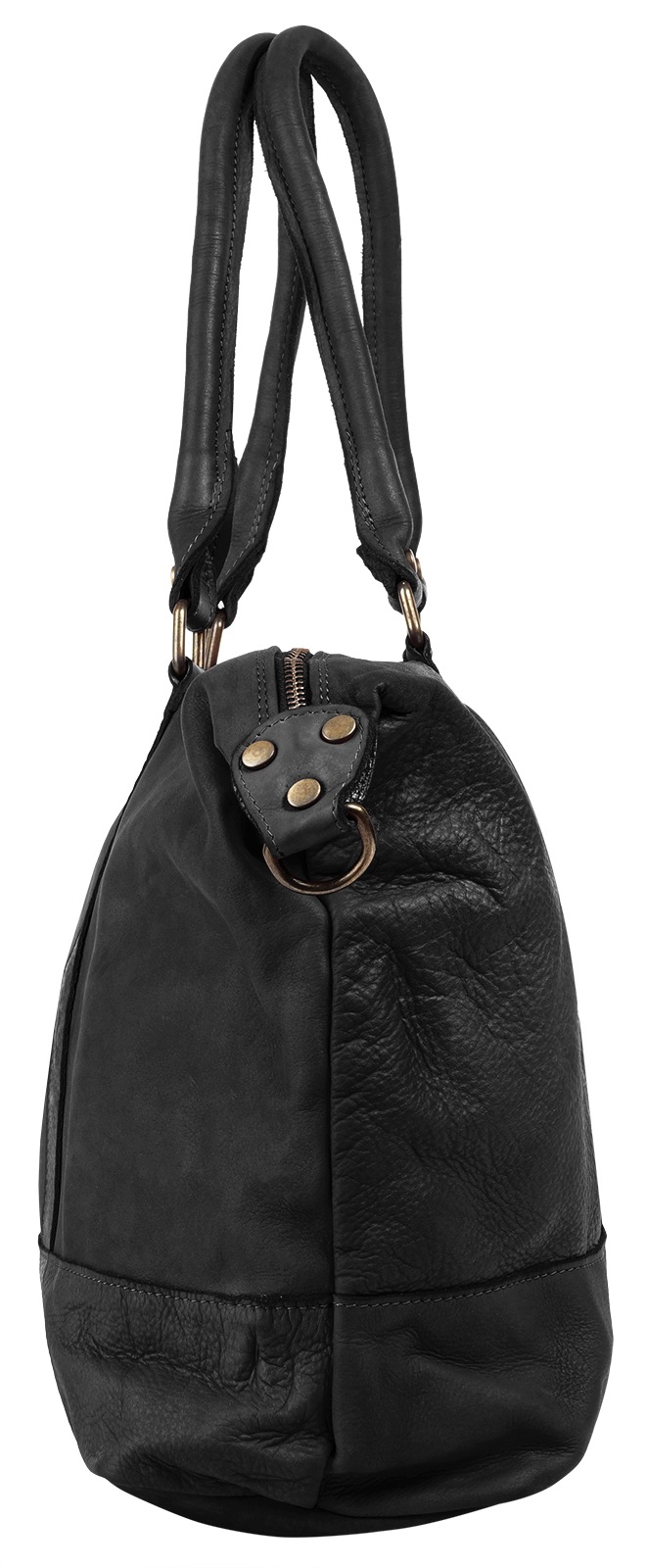 Samantha Look Reisetasche echt Leder, Made in Italy