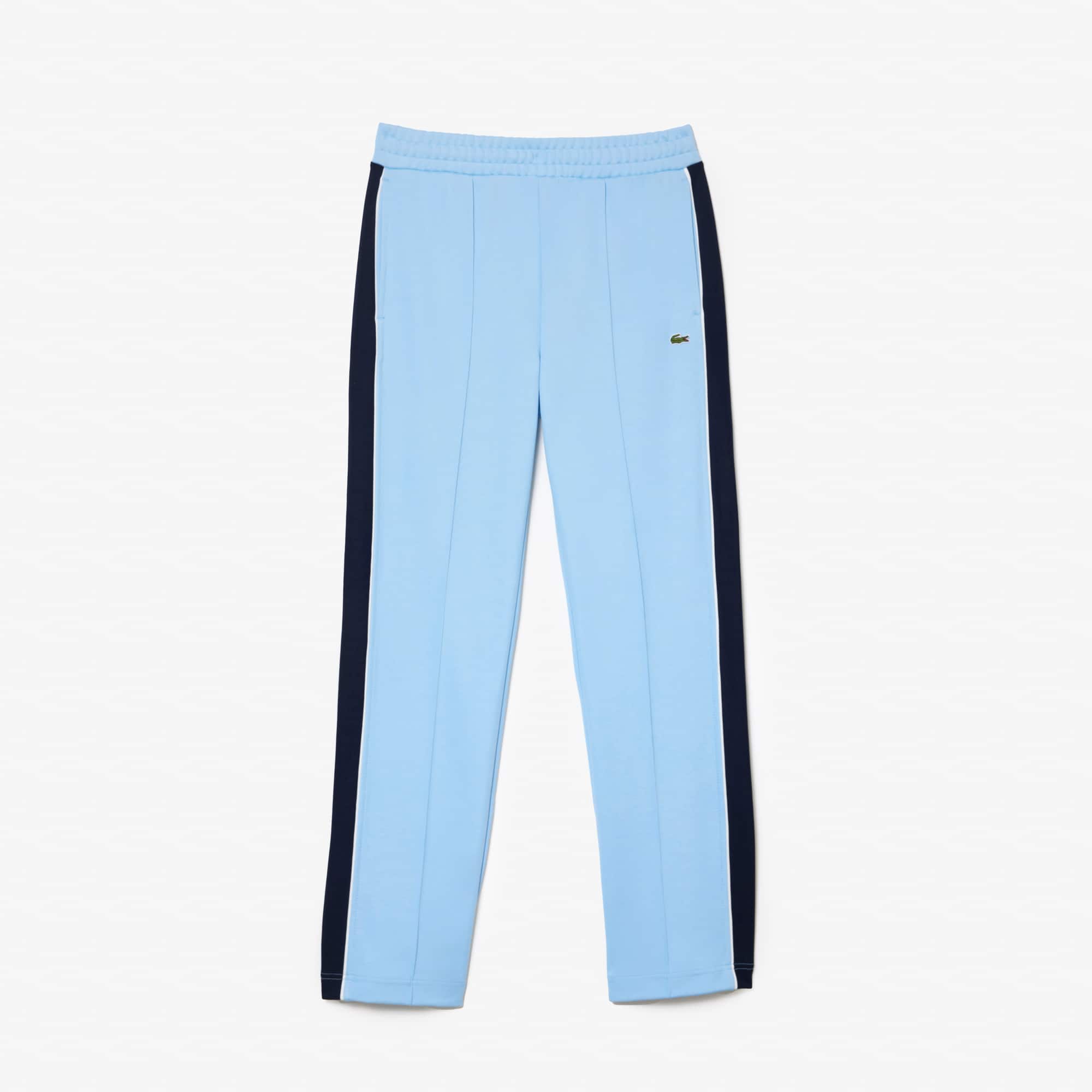 Pantalon de survêtement Paris color-block en interlock Pantalons de survêtement - Bleu - Lacoste - Femme