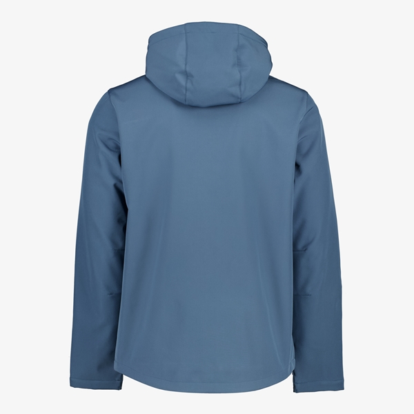 Mountain Peak heren softshell jas blauw