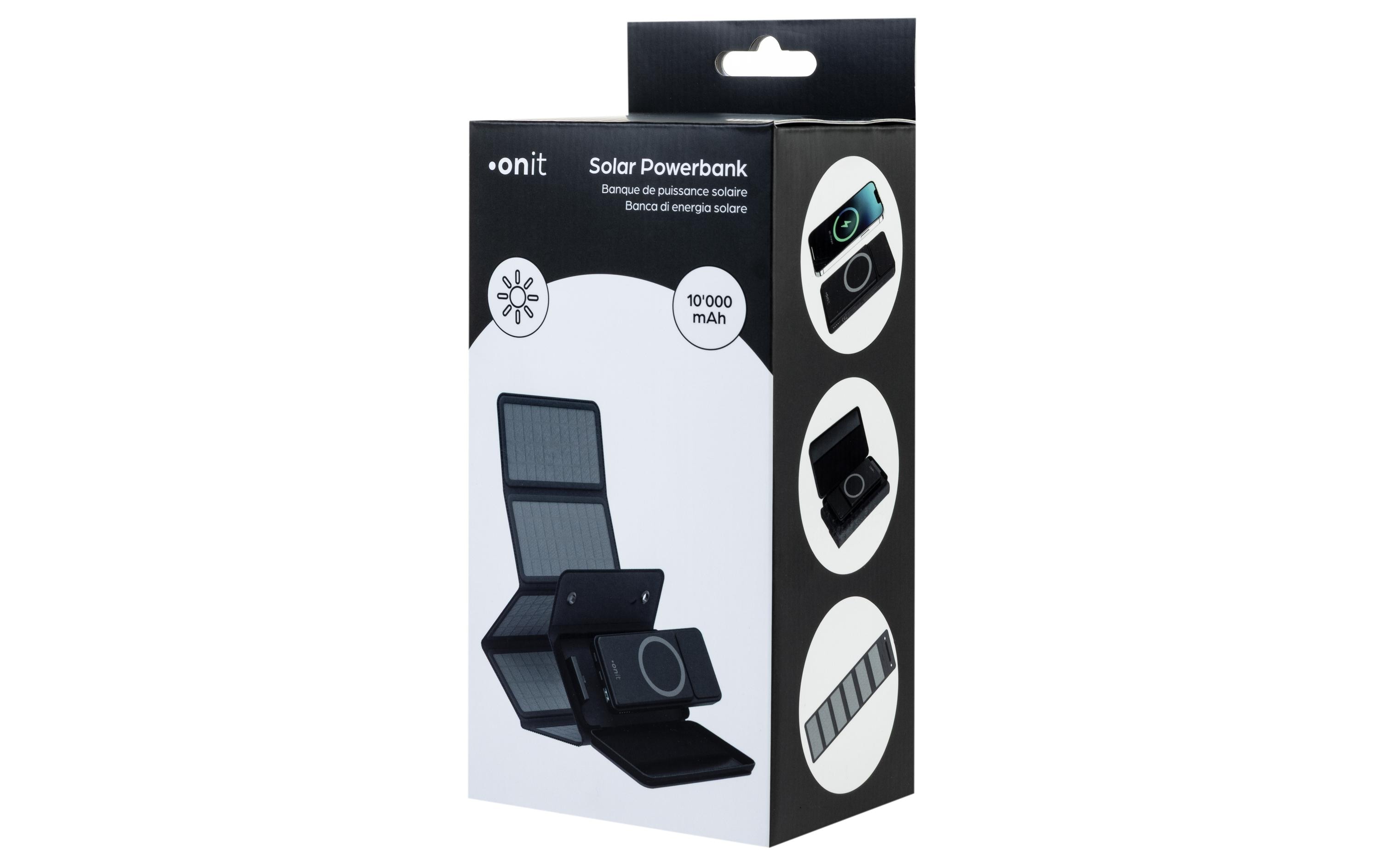 Powerbank Solar Pro 10000 mAhRobustes Akkupack für den Outdoor-Einsatz und auf Reisen