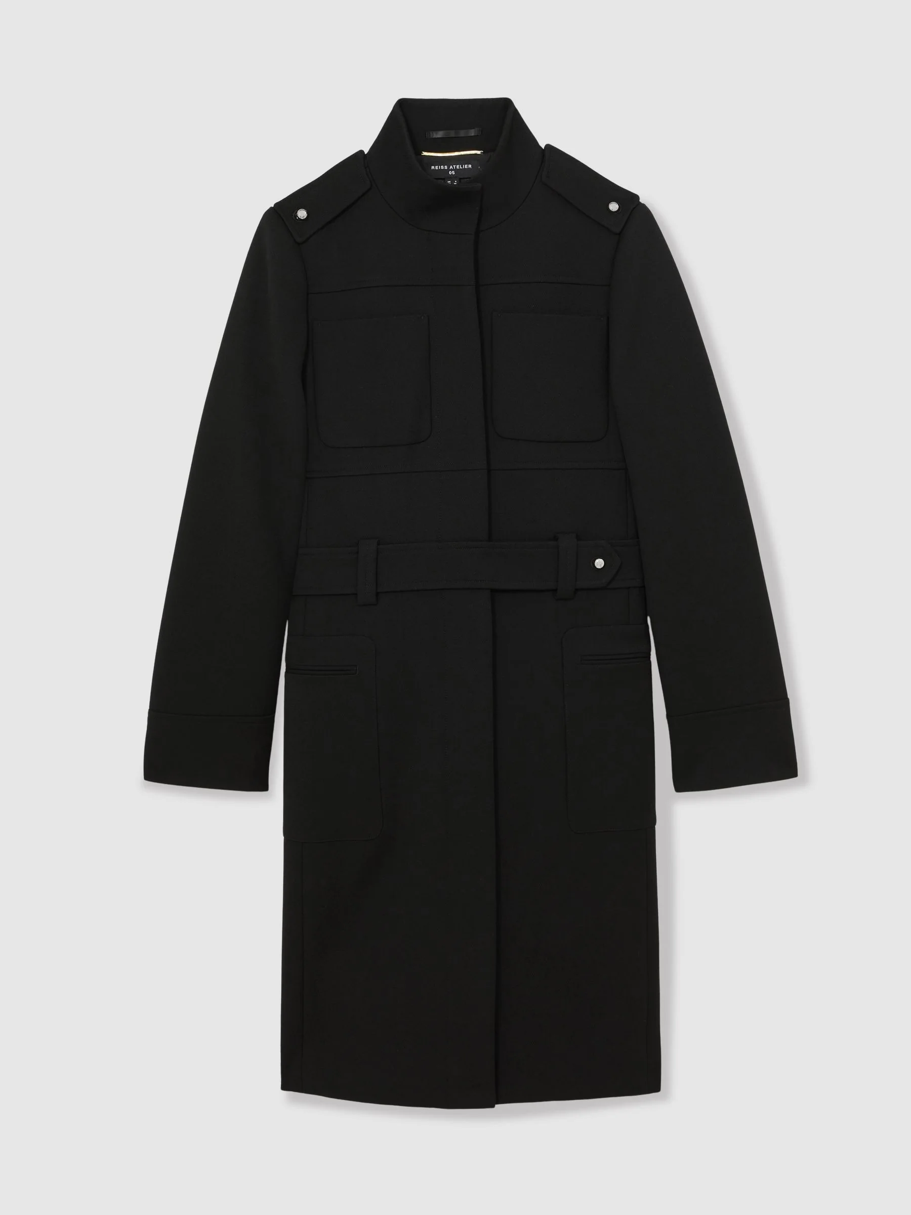 Reiss Ares Atelier Wool Belted Long Coat