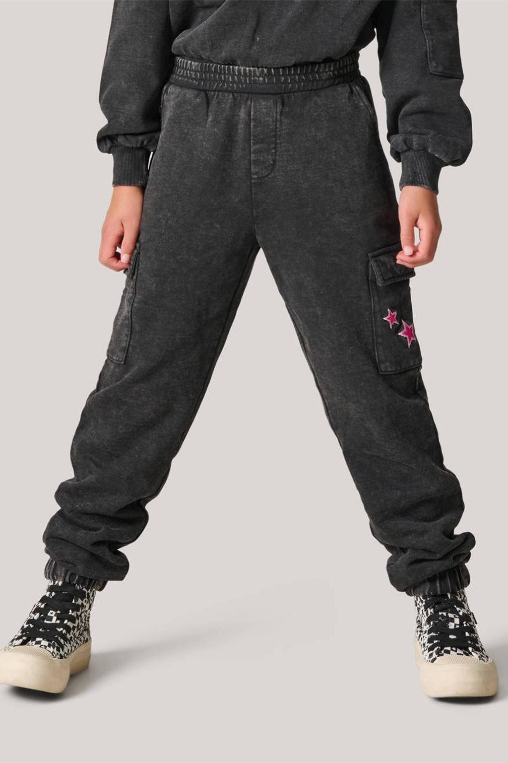 Shoeby loose fit jog denim antraciet