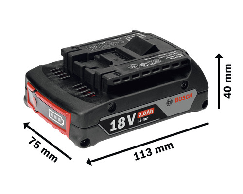 Accu Bosch Professional GBA 18V 2.0Ah
