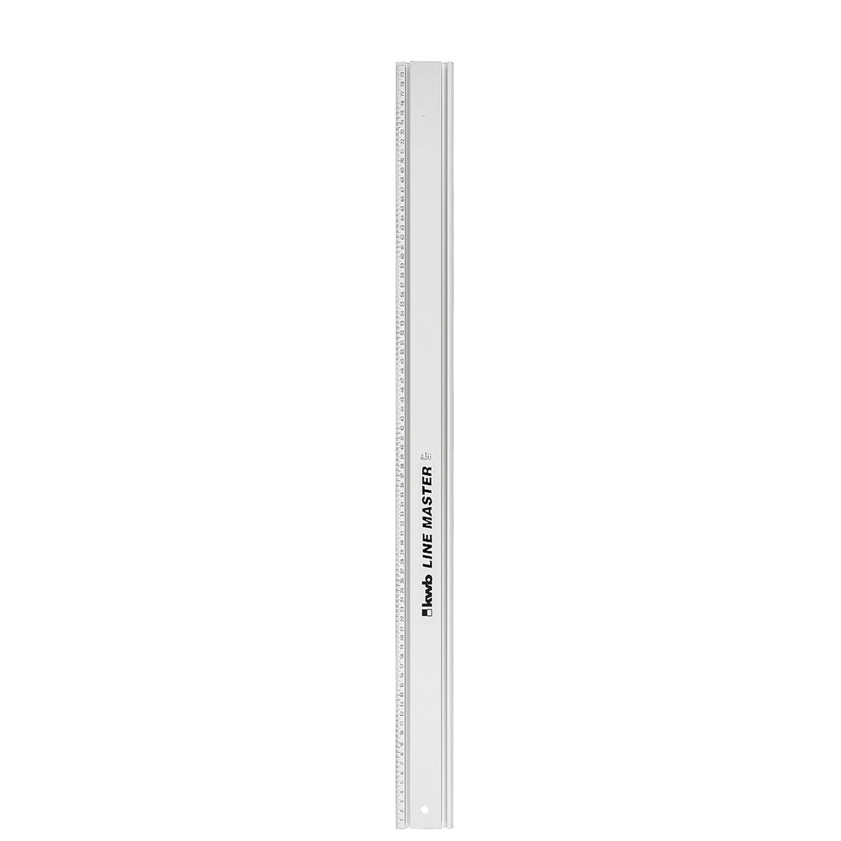 kwb LINE MASTER Precisieliniaal 800 mm Universele geleiderail voor cirkelzaag, decoupeerzaag en frees & 784900 LINE MASTER Liniaalverbindingsstuk voor twee of meer geleiderails