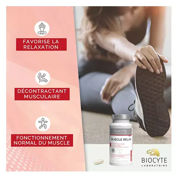 Biocyte Muscle Relax Fonction Musculaire & Relaxation 45 gélules