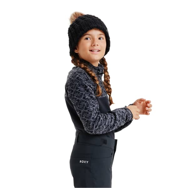 Sweat polaire ROXY WHITECAMP TRUE BLACK ROXYGRAM TONAL